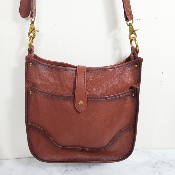 Frye Handbags - Frye Madison Cognac Crossbody NWT